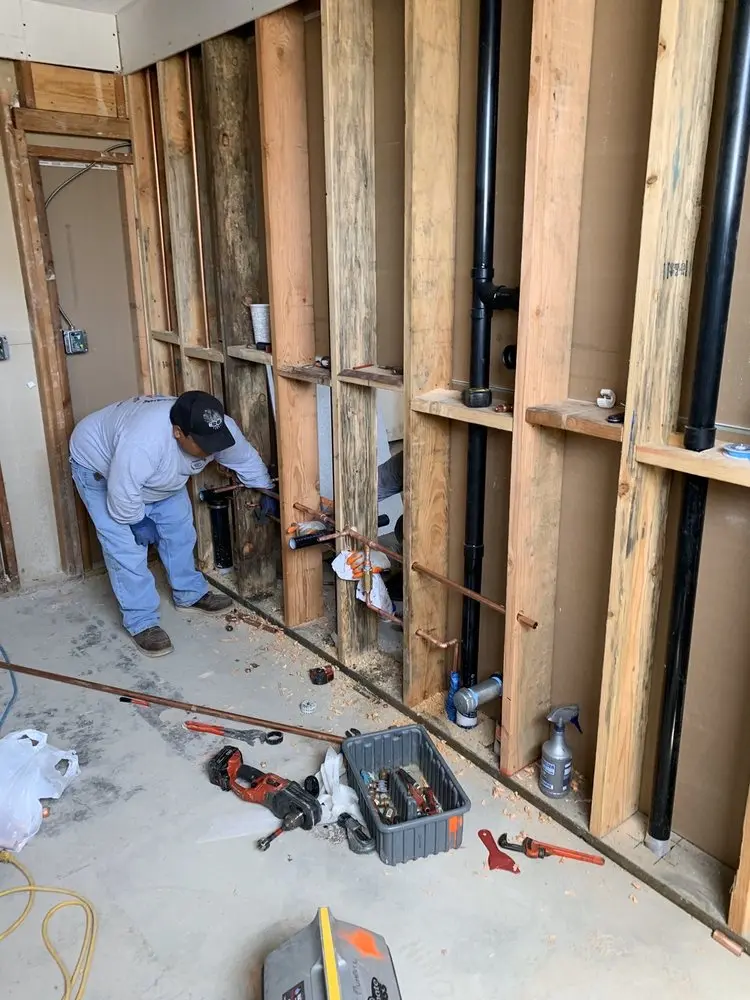 Commercial rough-in plumbing for Water Heater Replacement in Lake Bungee